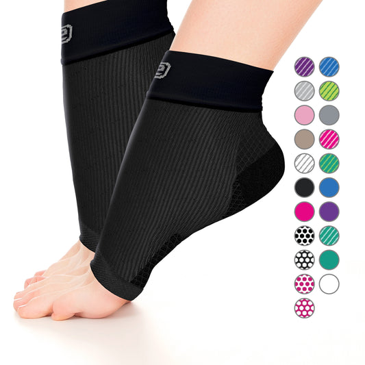 GO2 Ankle Compression Sleeve for Plantar Fasciitis | High Compression Level | Increase Circulation, Improve Performance, Faster Recovery, Reduce Soreness