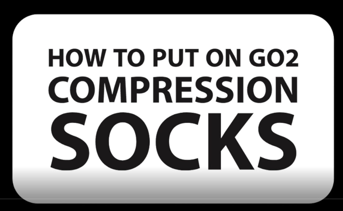 How to Put on GO2 Compression Socks