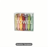 7 Piece Compact Towels for Travel