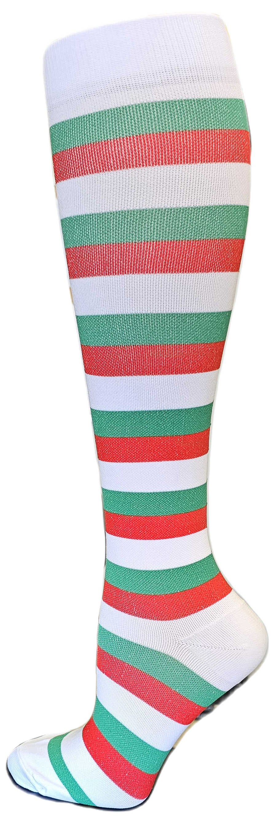 Holiday Compression Socks Unisex | RWG Stripe