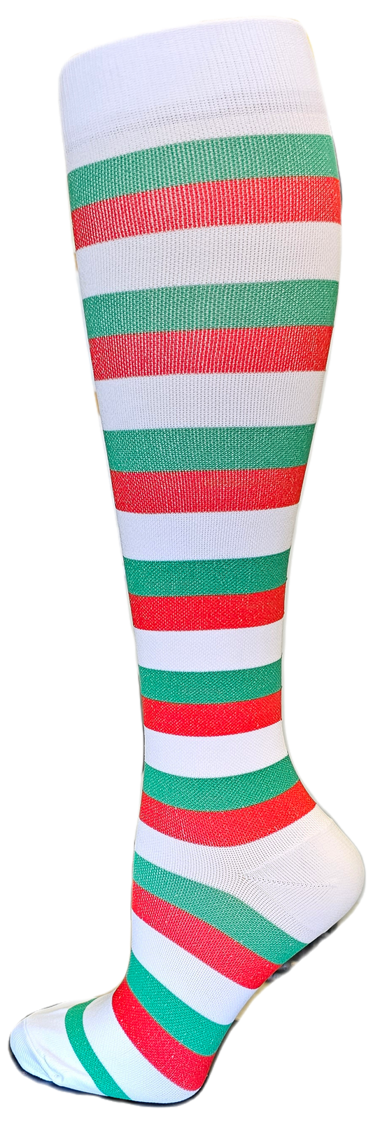 Holiday Compression Socks Unisex | RWG Stripe