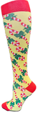 Holiday Compression Socks Unisex | Yellow Candy
