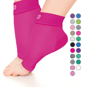 GO2 Ankle Compression Sleeve for Plantar Fasciitis | High Compression Level | Increase Circulation, Improve Performance, Faster Recovery, Reduce Soreness