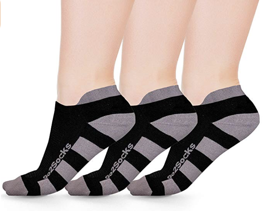 GO2 Compression Ankle/Running Socks | Medium Compression Level | Increase Circulation, Improve Performance, Faster Recovery, Reduce Soreness