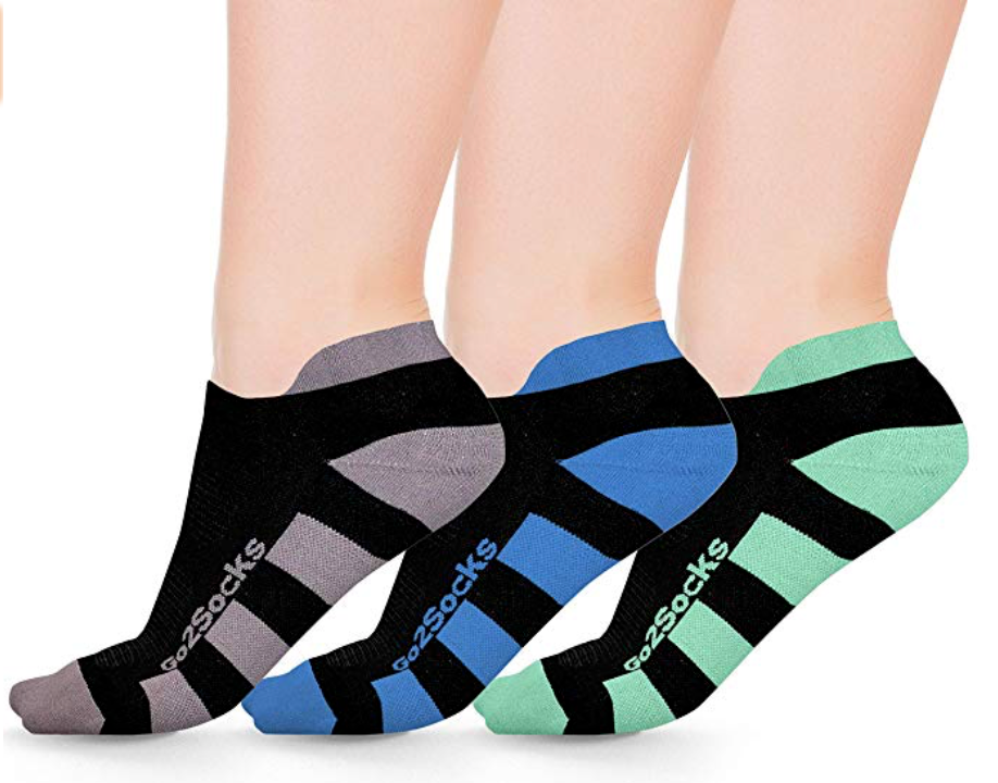 GO2 Compression Ankle/Running Socks | Medium Compression Level | Increase Circulation, Improve Performance, Faster Recovery, Reduce Soreness