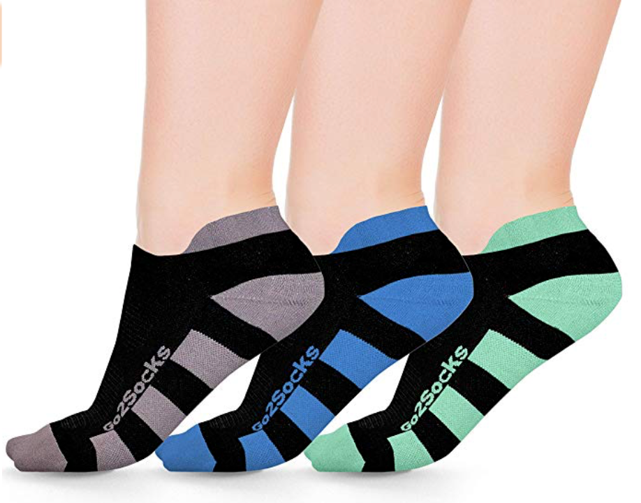 Low Show Unisex Ankle Socks Outdoor Fitness Socks with Heel Tab