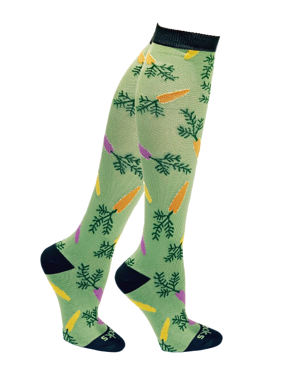 Holiday Compression Socks Unisex | Carrots