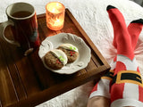 Holiday Compression Socks Unisex | Santa