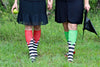 Holiday Compression Socks Unisex | Green Ooze