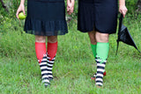 Holiday Compression Socks Unisex | Green Ooze
