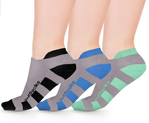 Gonii Ankle Socks Womens Running Athletic No Show Socks Cushioned 5-Pairs  at  Women's Clothing store
