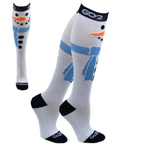Holiday Compression Socks Unisex | Snowman