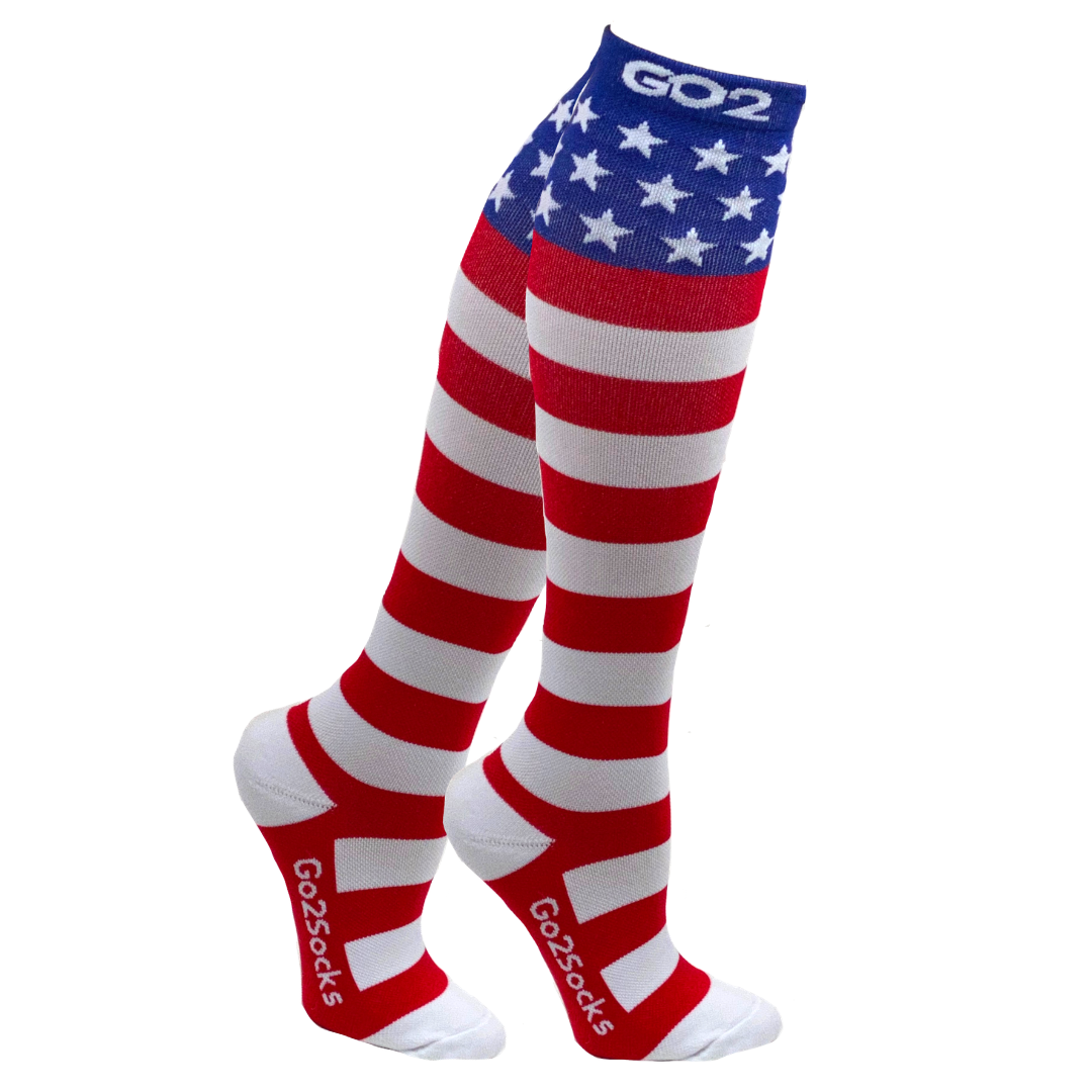 Holiday Compression Socks Unisex | Stars and Stripes