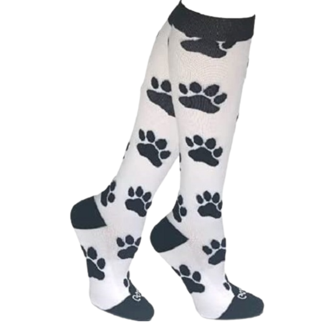 Medium Compression Socks Unisex | Paw Print