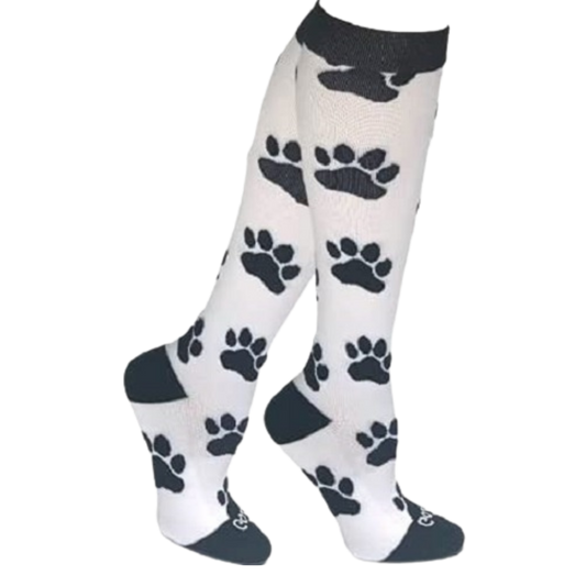 Medium Compression Socks Unisex | Paw Print