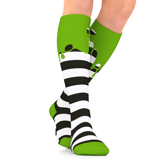 GO2 Holiday Compression Socks | Medium Compression Level | Increase Circulation, Improve Performance, Faster Recovery, Reduce Soreness