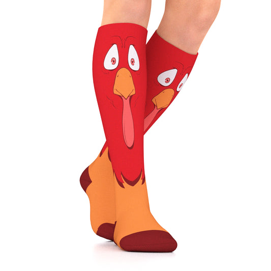 Holiday Compression Socks Unisex | Turkey Face