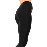 Go2 Compression Leggings Womens Black High Waist with Tummy Control and  Pocket (Navy Blue,Small)
